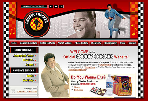 Chubby Checker Website